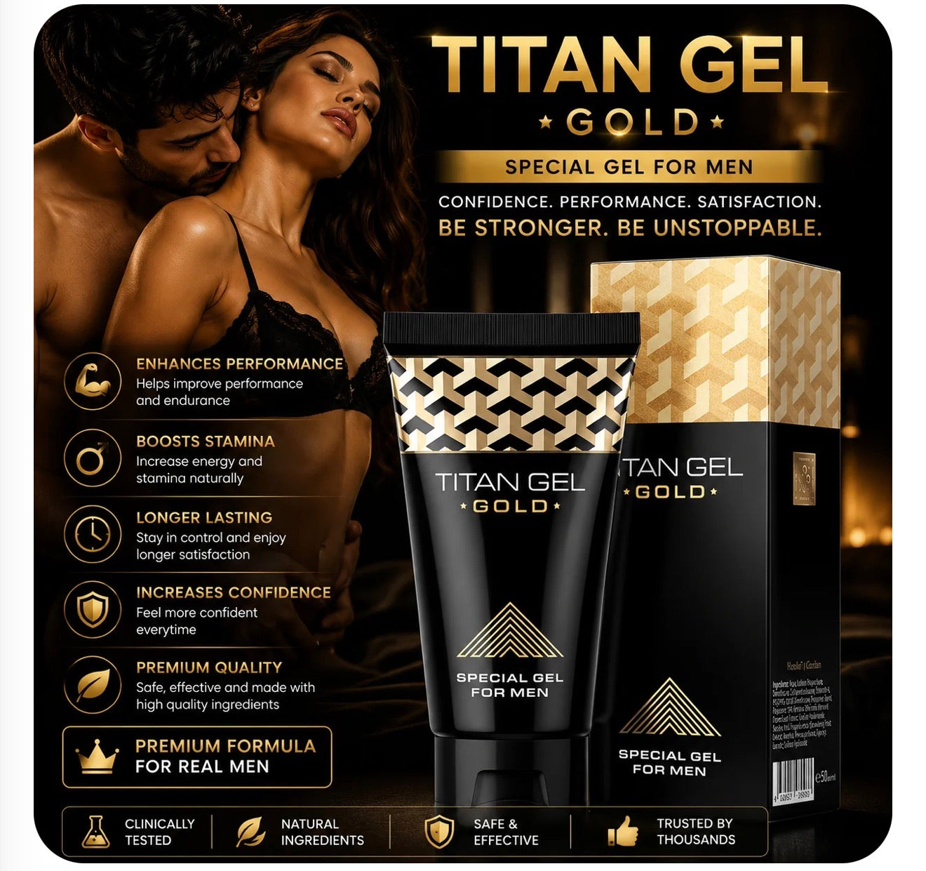 Titan gel Gold
