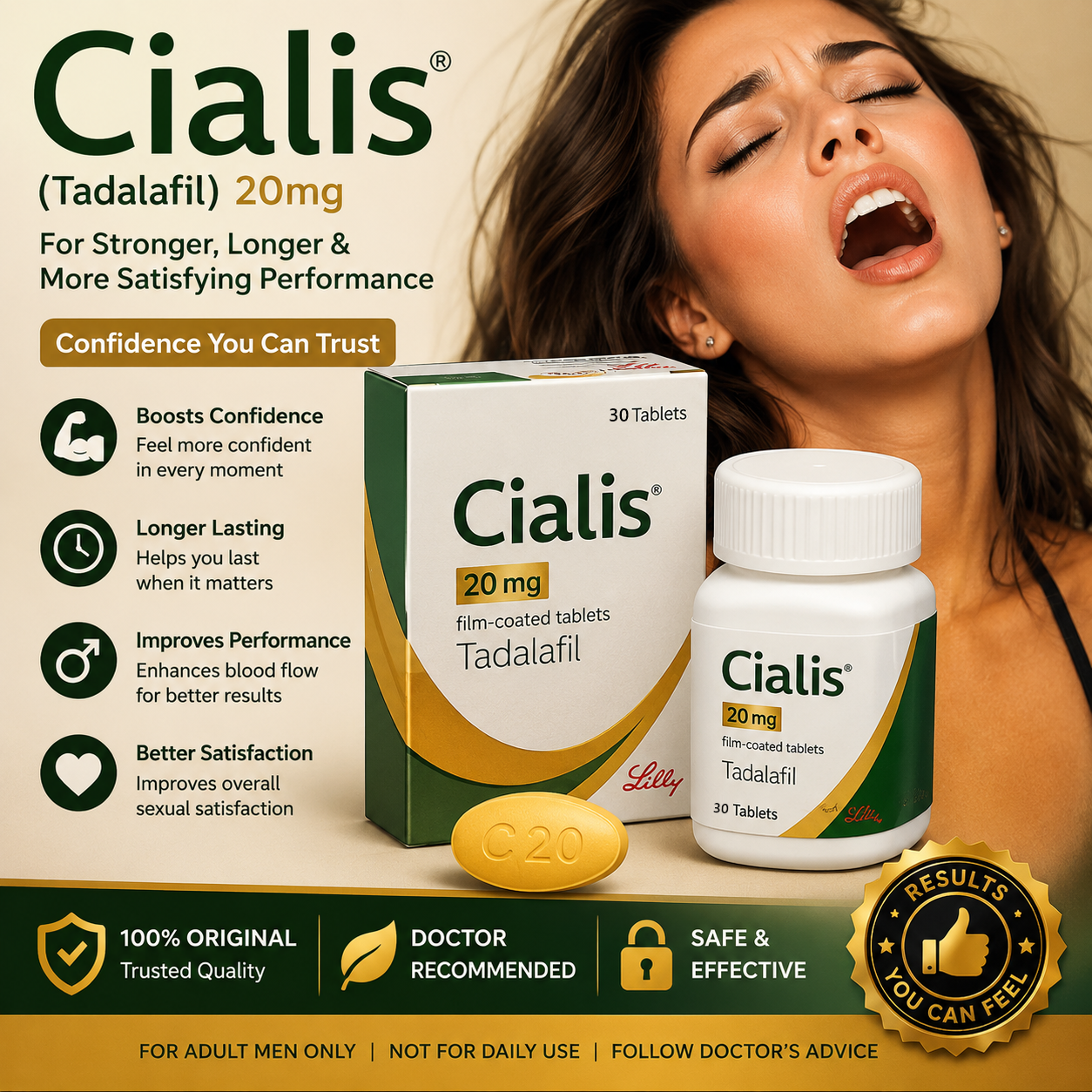 Cialis Tadalafil Medication 20MG سياليس (Cialis) - الحل الموثوق لعلاج ضعف الانتصاب