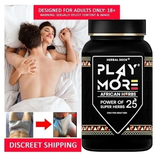 Play More African Herbal Powder – Endurance & Power Formula