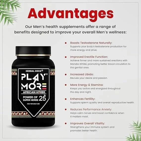 Play More African Herbal Powder – Endurance & Power Formula