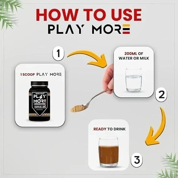 Play More African Herbal Powder – Endurance & Power Formula