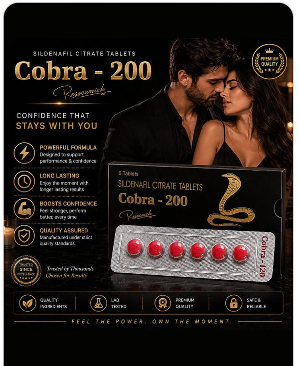 Cobra 6 Tablets (200 mg)