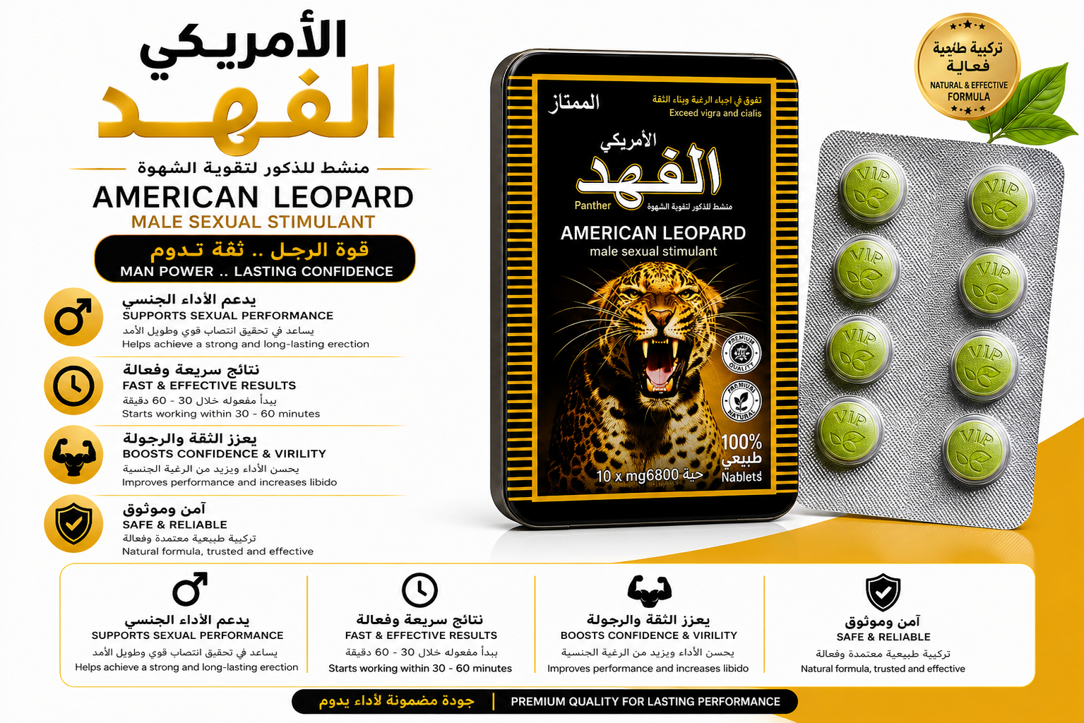 American Leopard Male