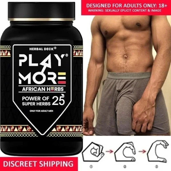 Play More African Herbal Powder – Endurance & Power Formula