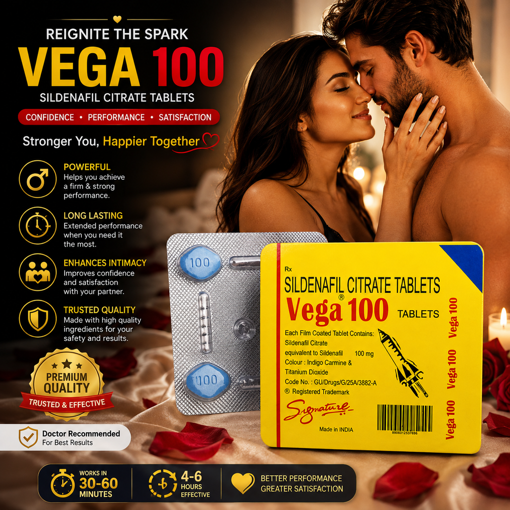 Vega 100 Indian Rocket Pills for Force 4 Tablets for Men