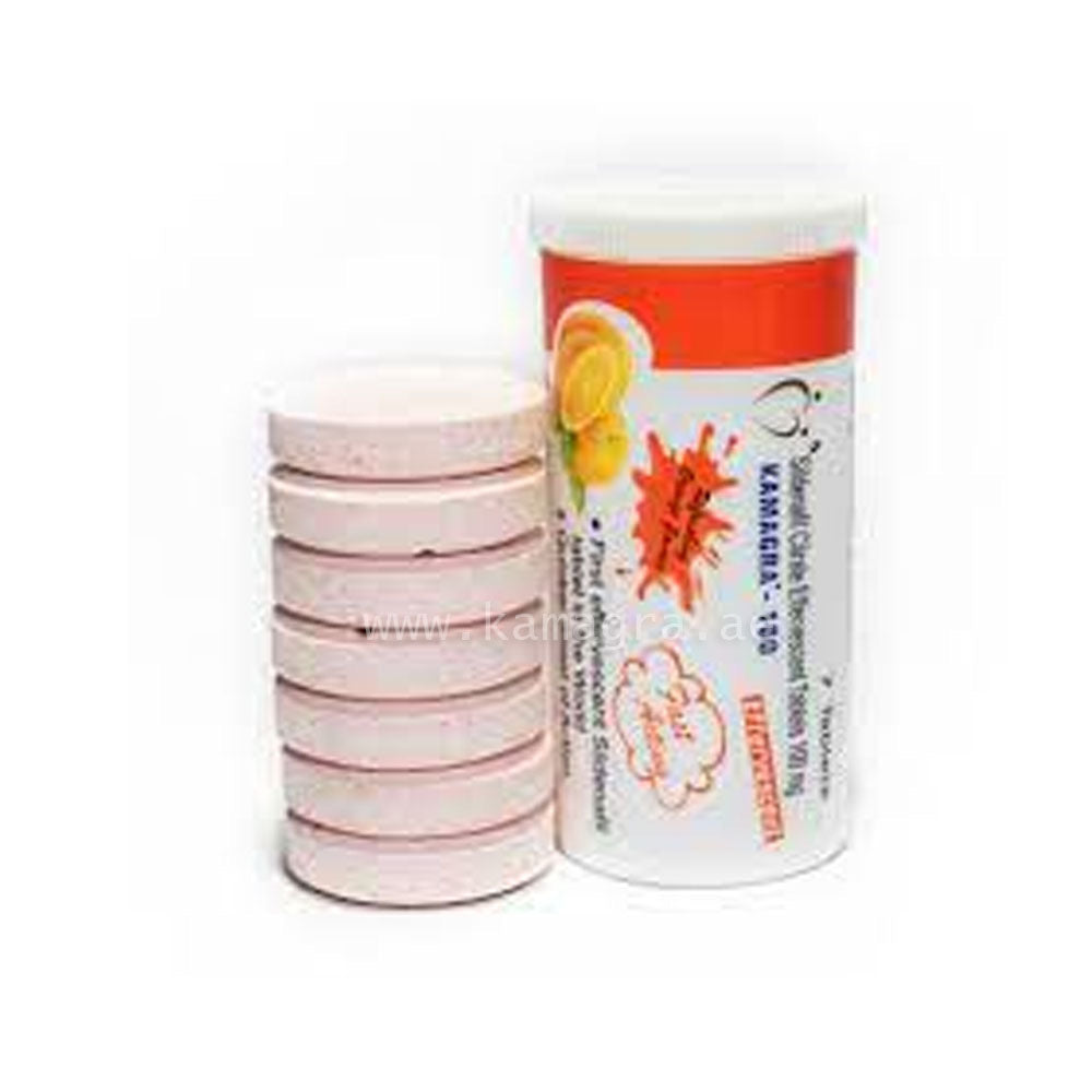 Effervescent Sildenafil 100 mg 7 Water soluble tablets